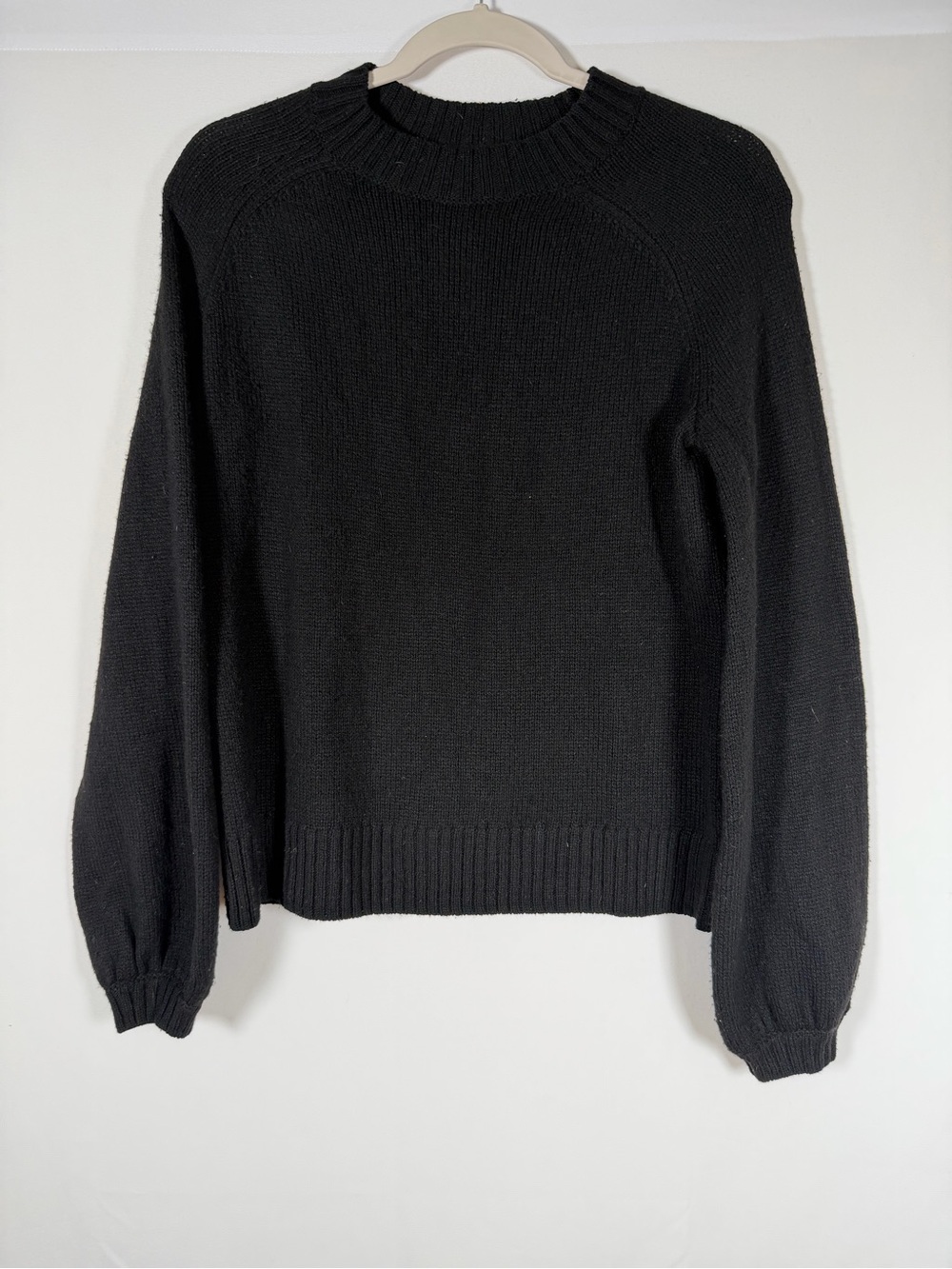 Womens Smartwool Cozy Lodge Sweater Merino Wool Blend Black Sz M Granola, Basic